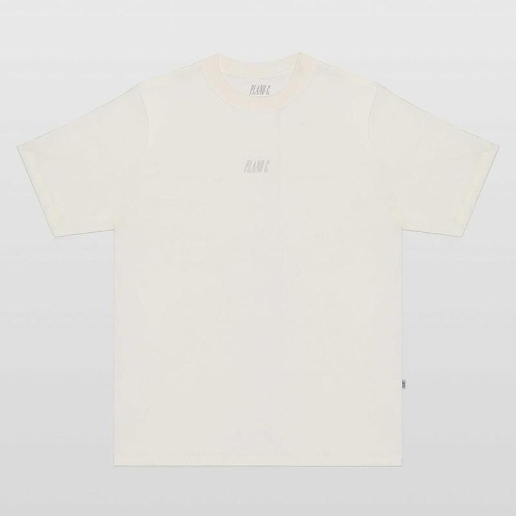 Camiseta Plano C Logo Marfim Off White