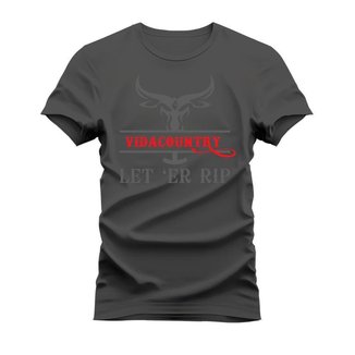 Camiseta Plus Size Algodão Estampada Unissex T-Shirt Confortável Let Rip