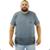 Camiseta Plus Size Camisa Masculina Academia Premium - Cinza