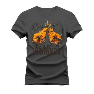 Camiseta Plus Size Estampada Unissex Algodão Confortável Like a Shot