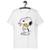 Camiseta Plus Size Unissex Snoopy Love Amor - Branco