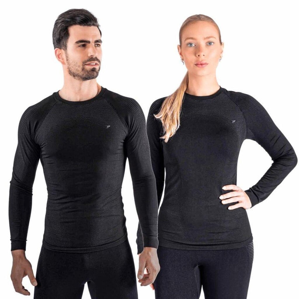Camiseta Poker Skin ML Comfort X-Ray II - Preto M