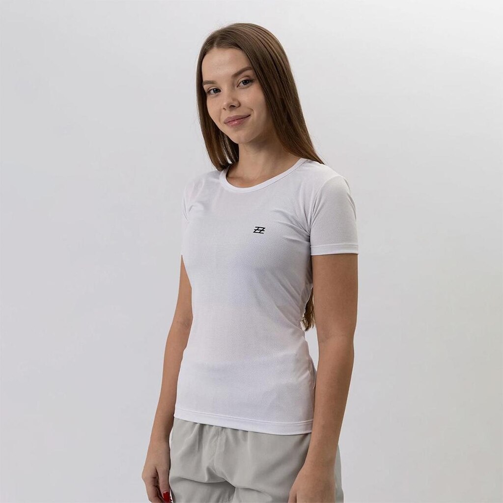 Camiseta Poliamida Dry Feminina Logo