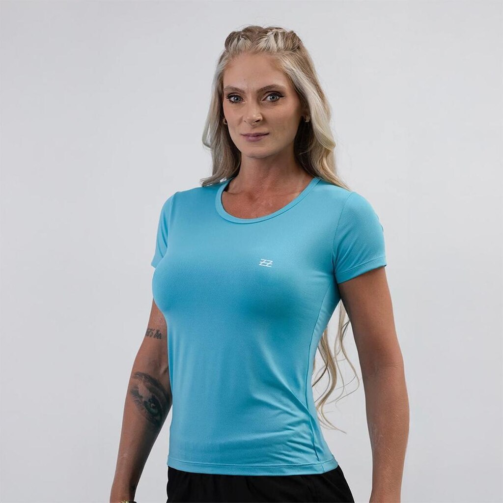 Camiseta Poliamida Dry Feminina Logo