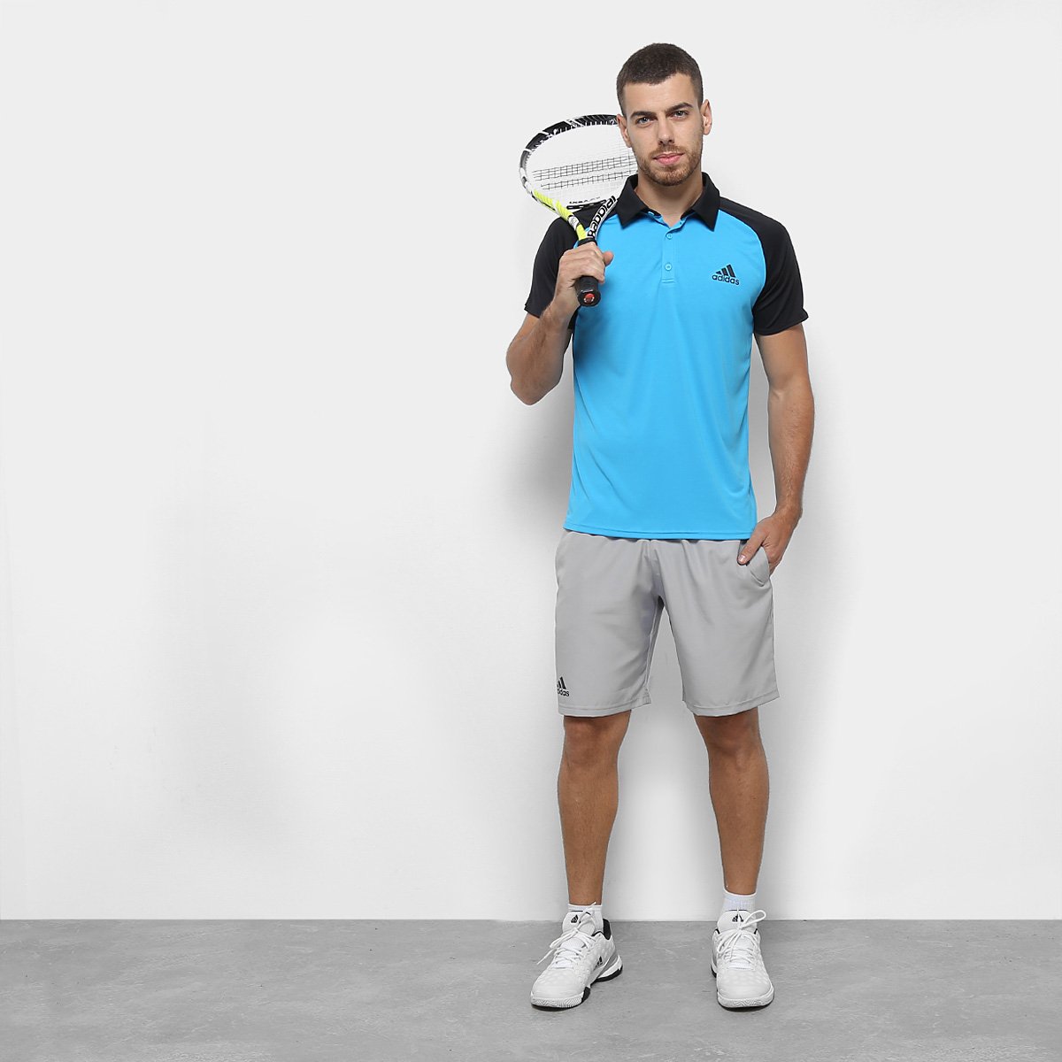 camisa polo adidas club td