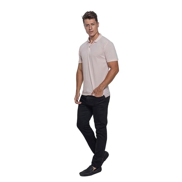 Camiseta Polo Básica Lisa - Remo Fenut