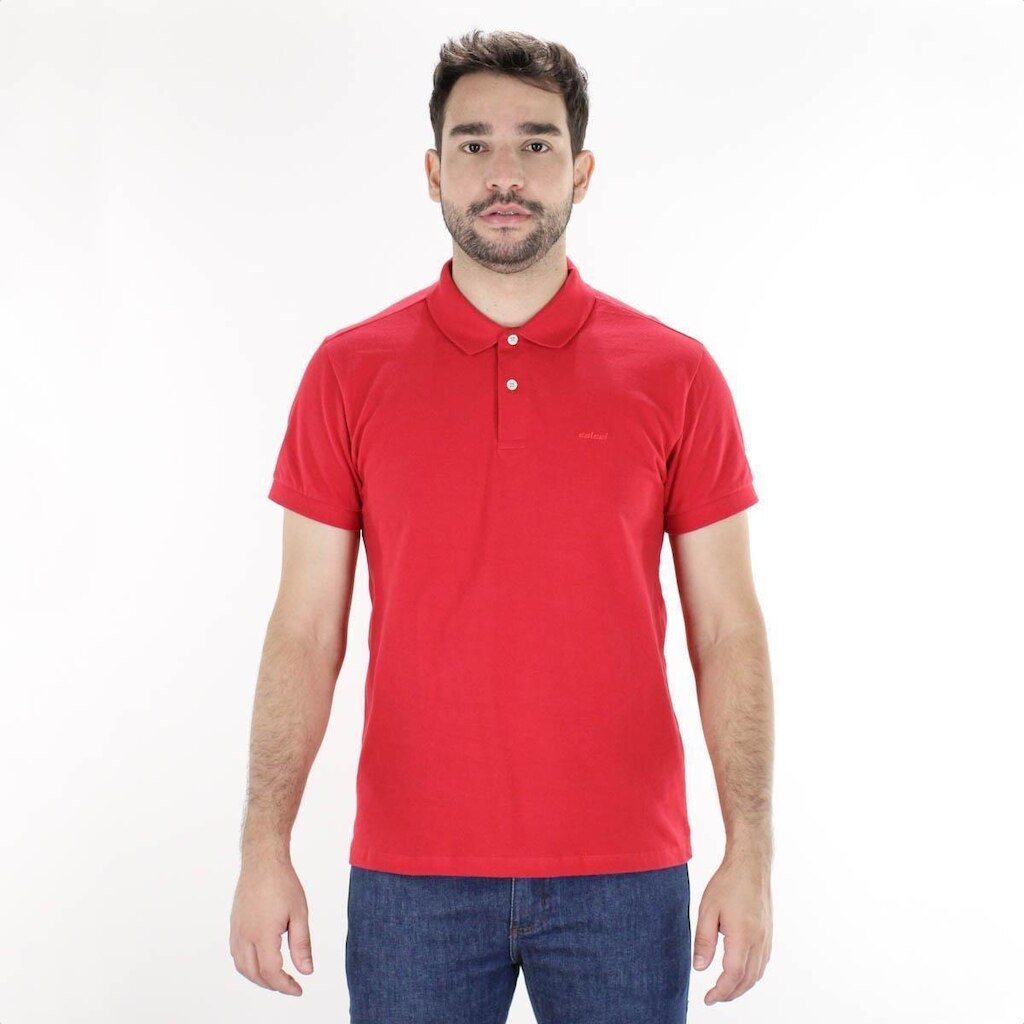Camiseta Polo Colcci 03115 Vermelho - Masculino