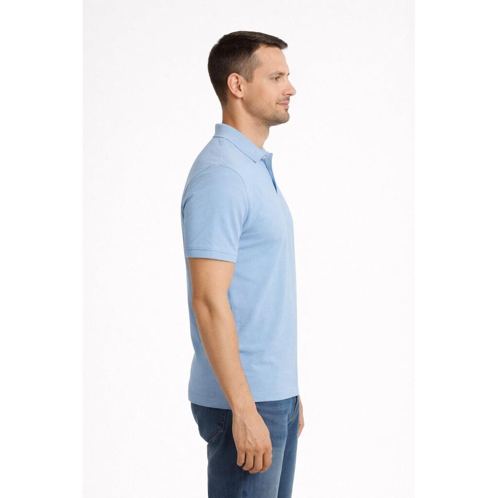 Camiseta Polo D Bell Outlet Fashion Masculina Azul Bebê