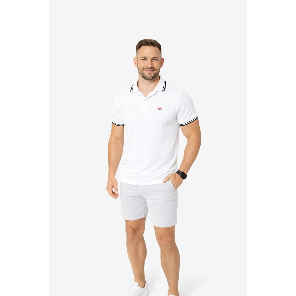 Camiseta Polo D Bell Outlet Fashion Masculina Branca