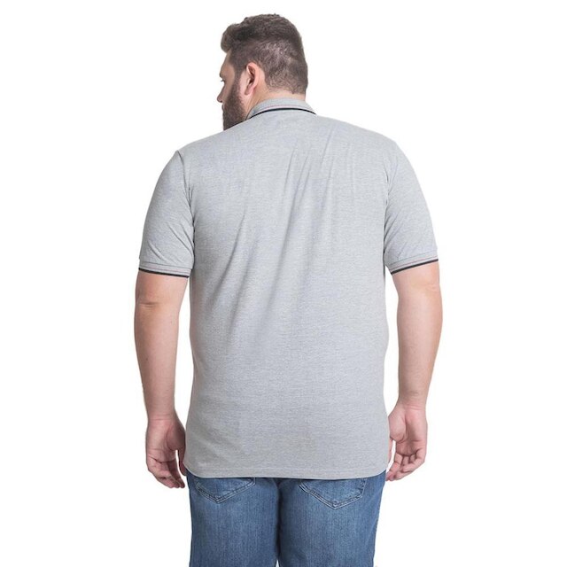 Camiseta Polo Extra Grande Mescla Misto - Remo Fenut