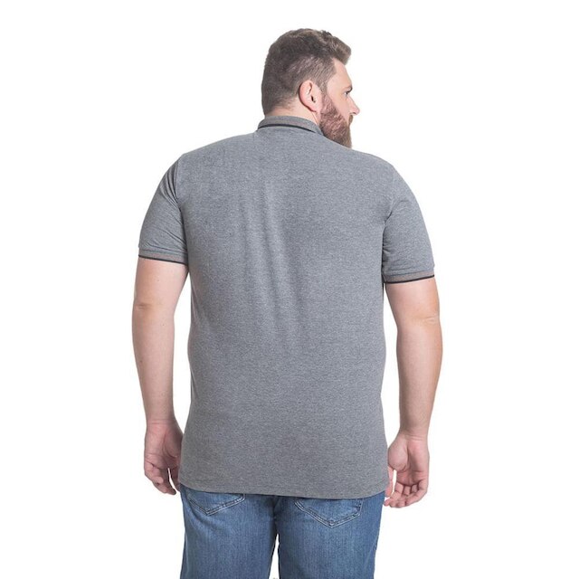 Camiseta Polo Extra Grande Mescla Misto - Remo Fenut