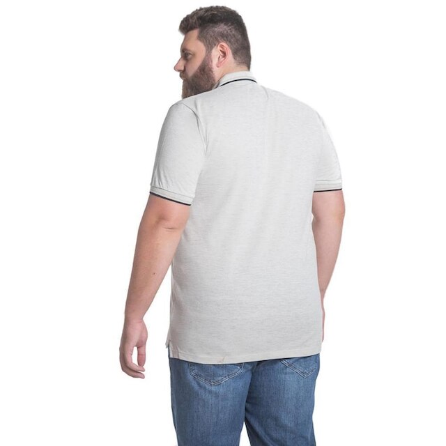 Camiseta Polo Extra Grande Mescla Misto - Remo Fenut
