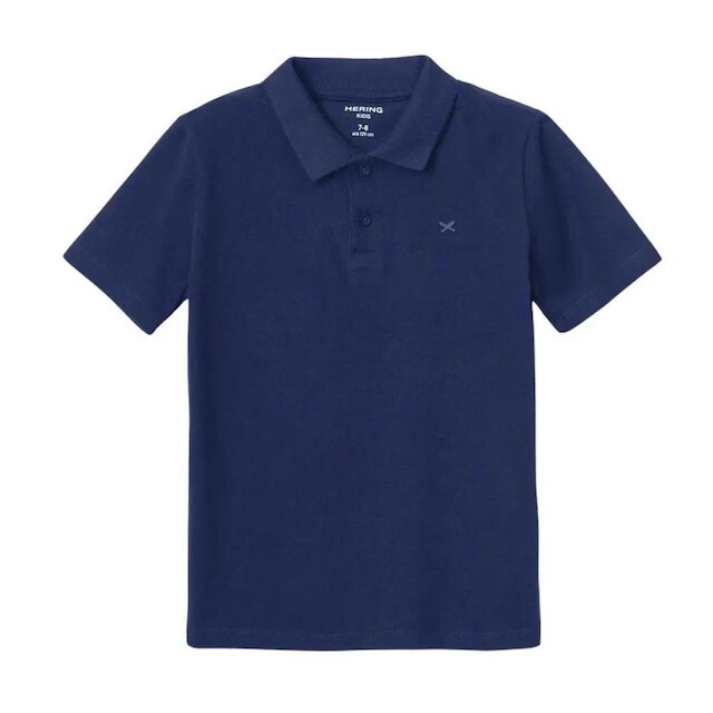 Camiseta Polo Hering Infantil Menino Manga Curta Em Piquet