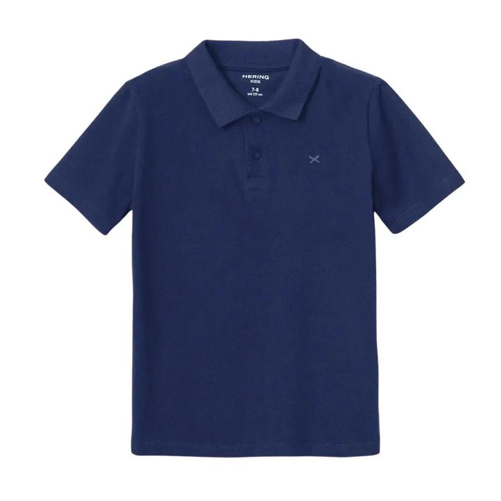 Camiseta Polo Hering Infantil Menino Manga Curta Em Piquet
