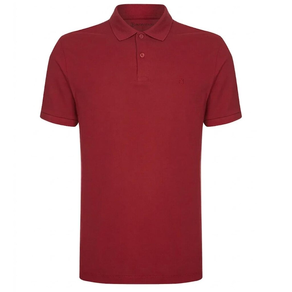 Camiseta Polo Individual Comfort Básica Lisa Fit