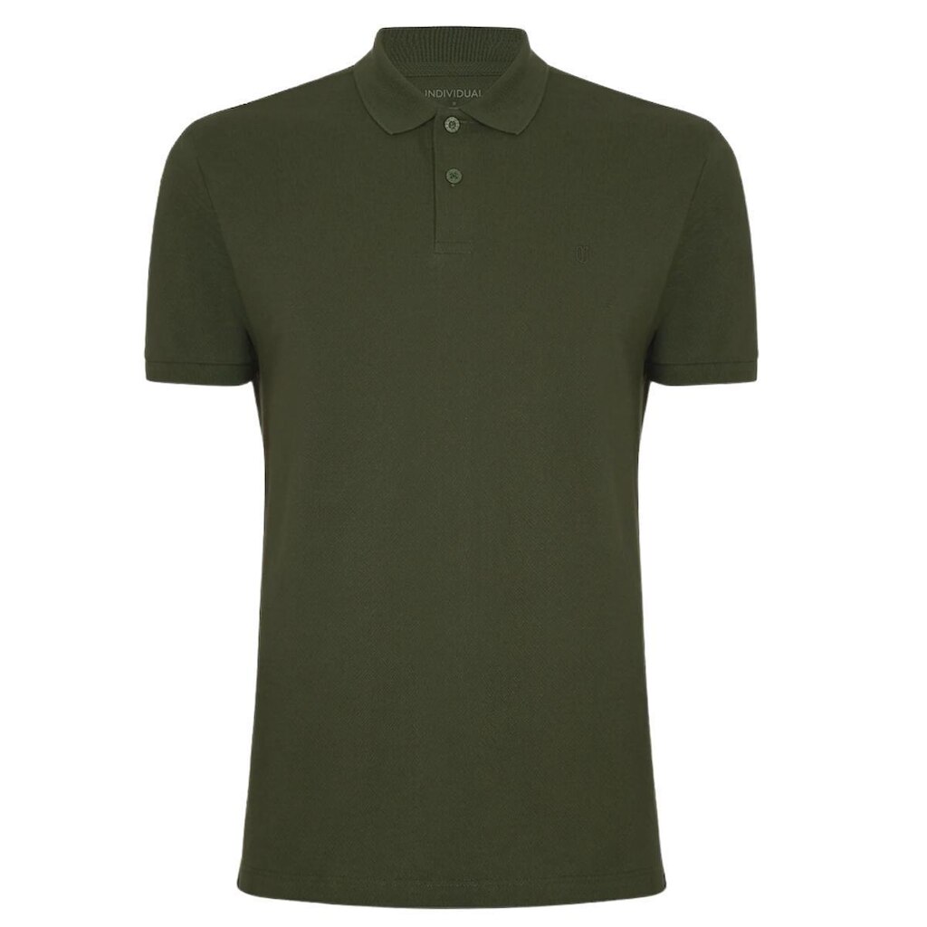 Camiseta Polo Individual Comfort Básica Lisa Fit
