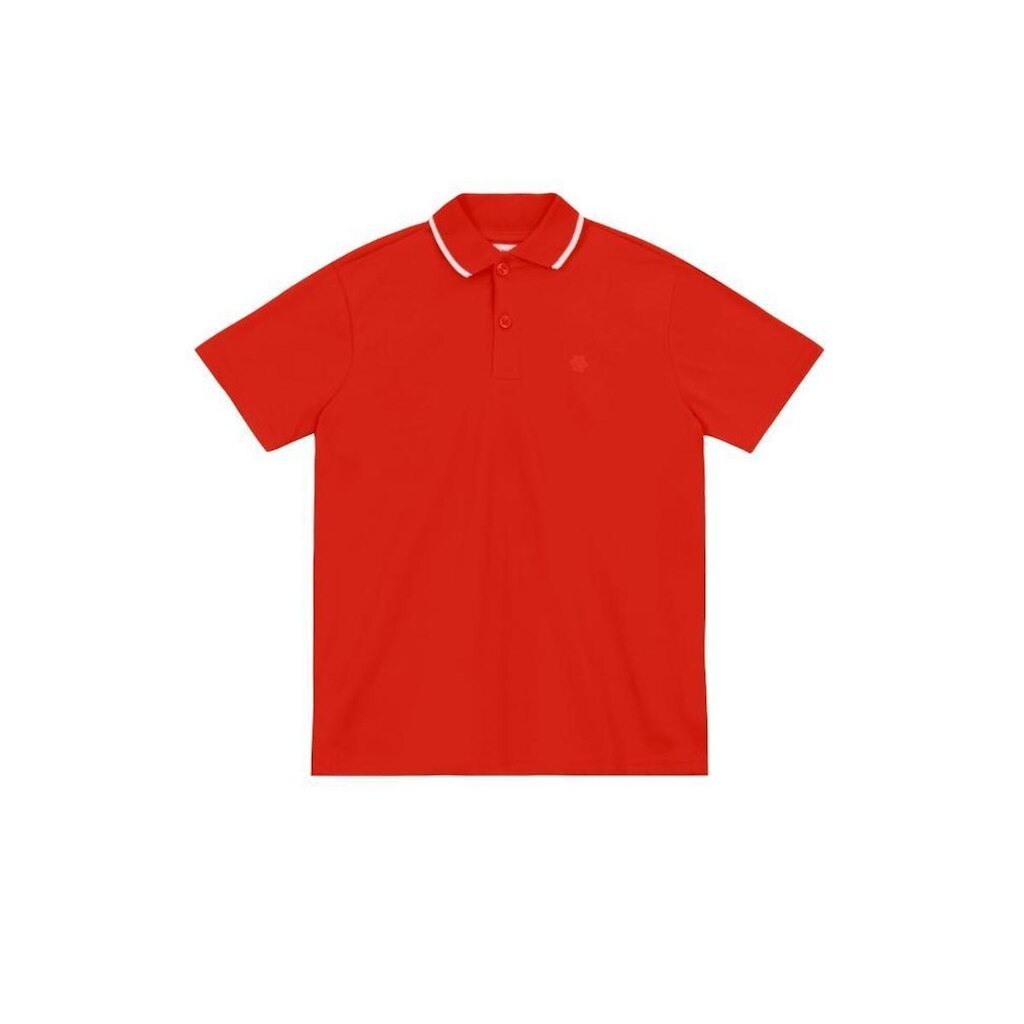Camiseta polo infantil menino em meia malha Brandili