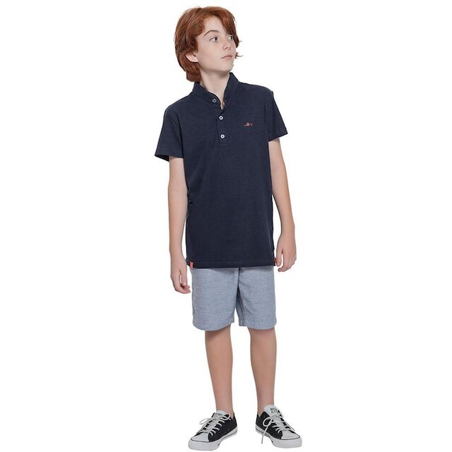 Camiseta Polo Infanto Juvenil Padre - Remo Fenut