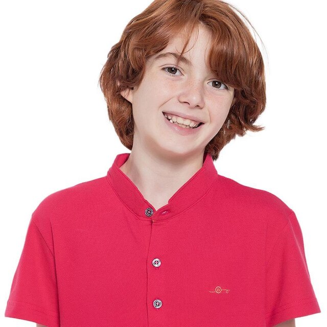 Camiseta Polo Infanto Juvenil Padre - Remo Fenut