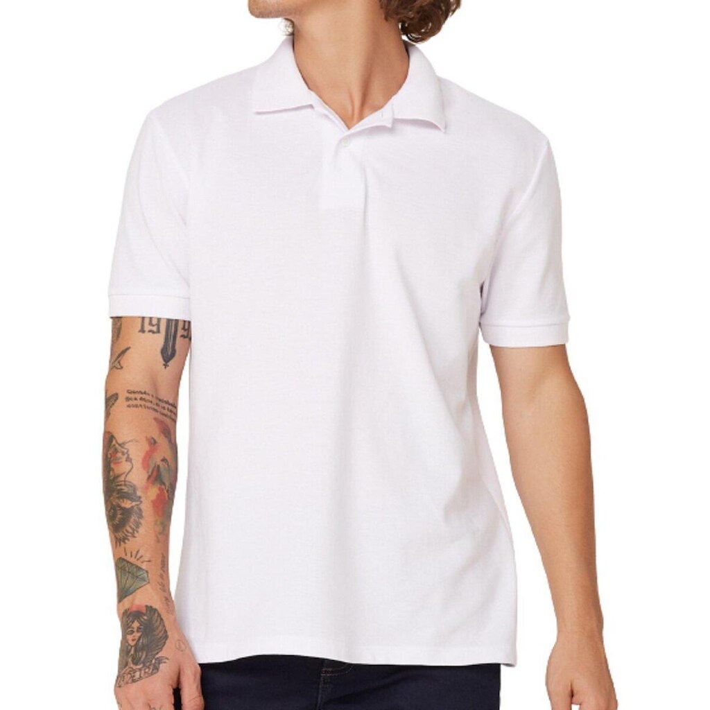 Camiseta Polo Masculina  Hering N3a7