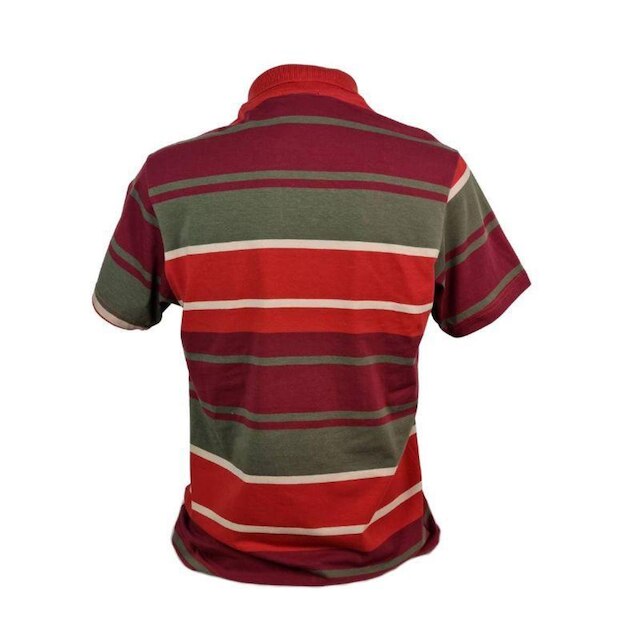 Camiseta Polo Masculina Wolf Listras M
