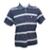 Camiseta Polo Masculina Wolf Listras P - Listrado