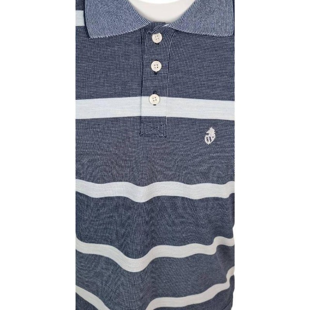 Camiseta Polo Masculina Wolf Listras P