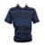 Camiseta Polo Masculina Wolf Preta com Listras - Preto