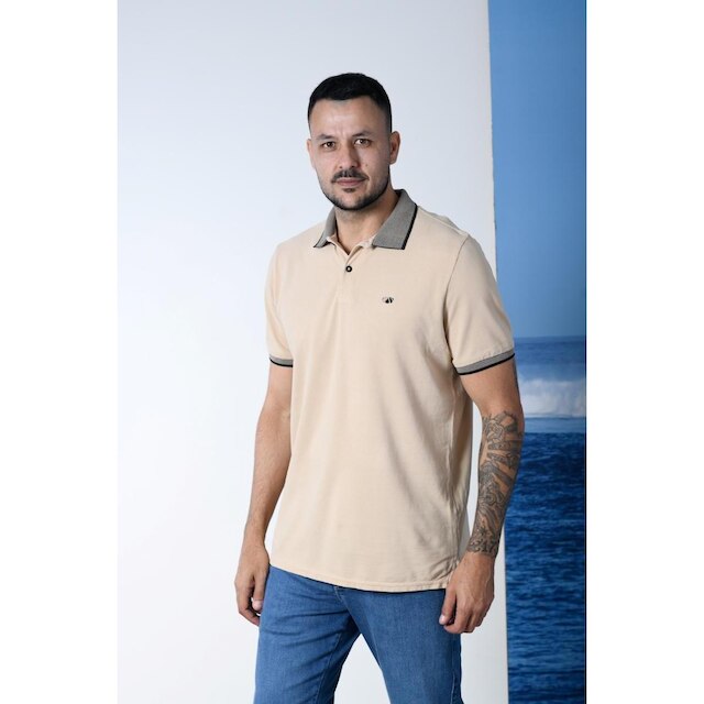 Camiseta Polo Oceano Gola Jacquard 103117