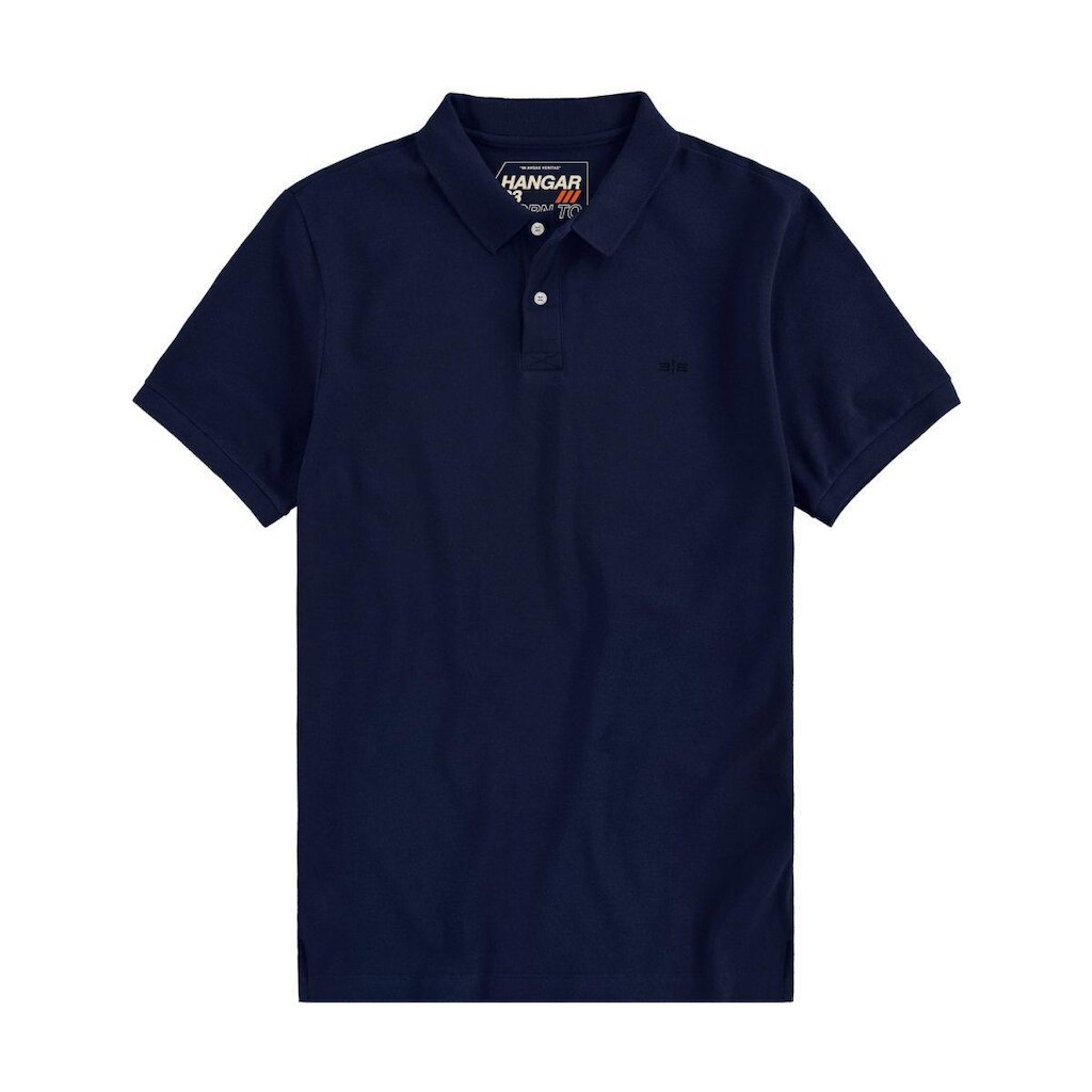 Camiseta Polo Plus Size Hangar 70655 Masculina