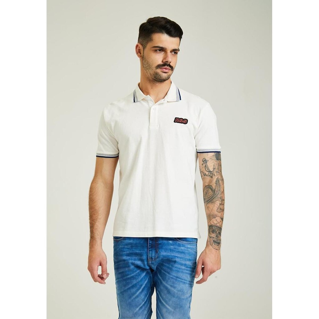 Camiseta Polo Rock e Soda Masculina