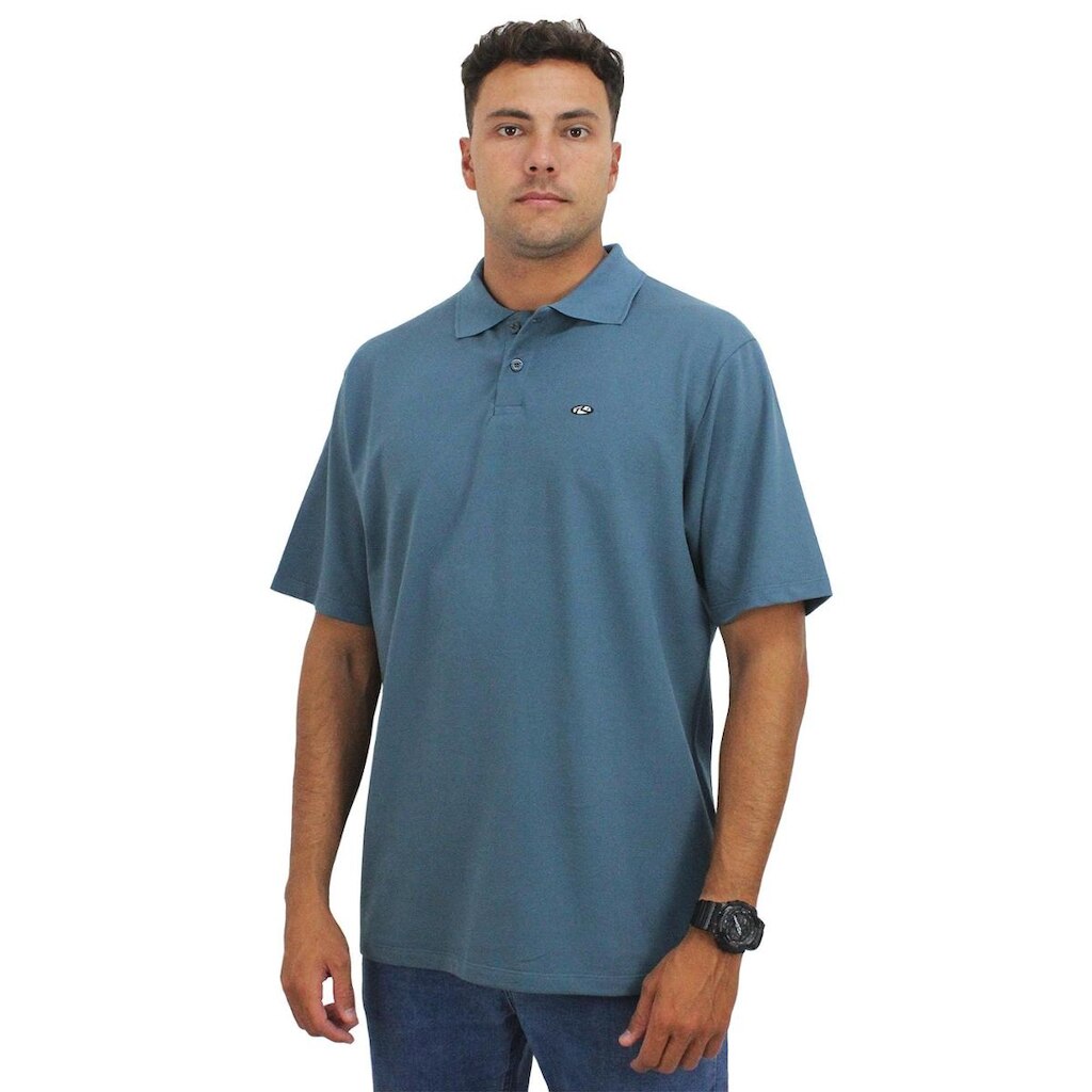Camiseta Polo Rusty Day Lights Petróleo