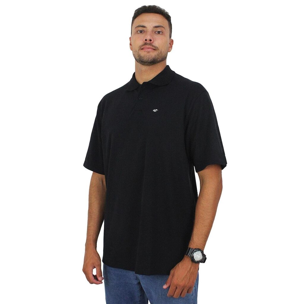 Camiseta Polo Rusty Shades Preta