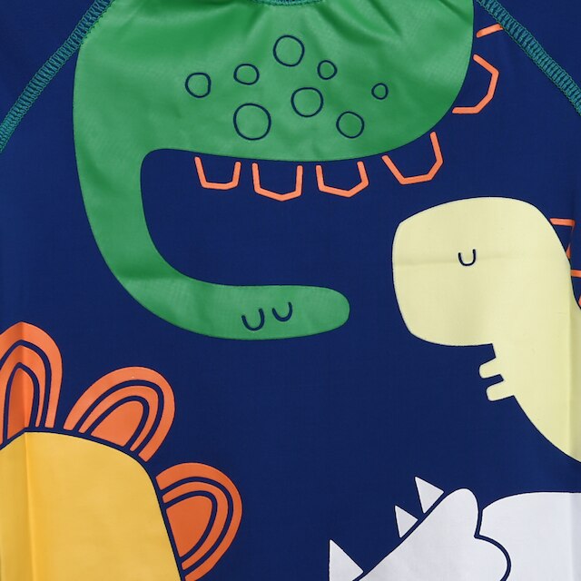 Camiseta Praia Infantil Tip Top Dino Manga Longa Proteção UV 50+ Menino