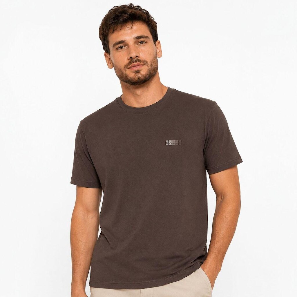 Camiseta Premium Sallo Slim Marrom 0041 - Marrom GG