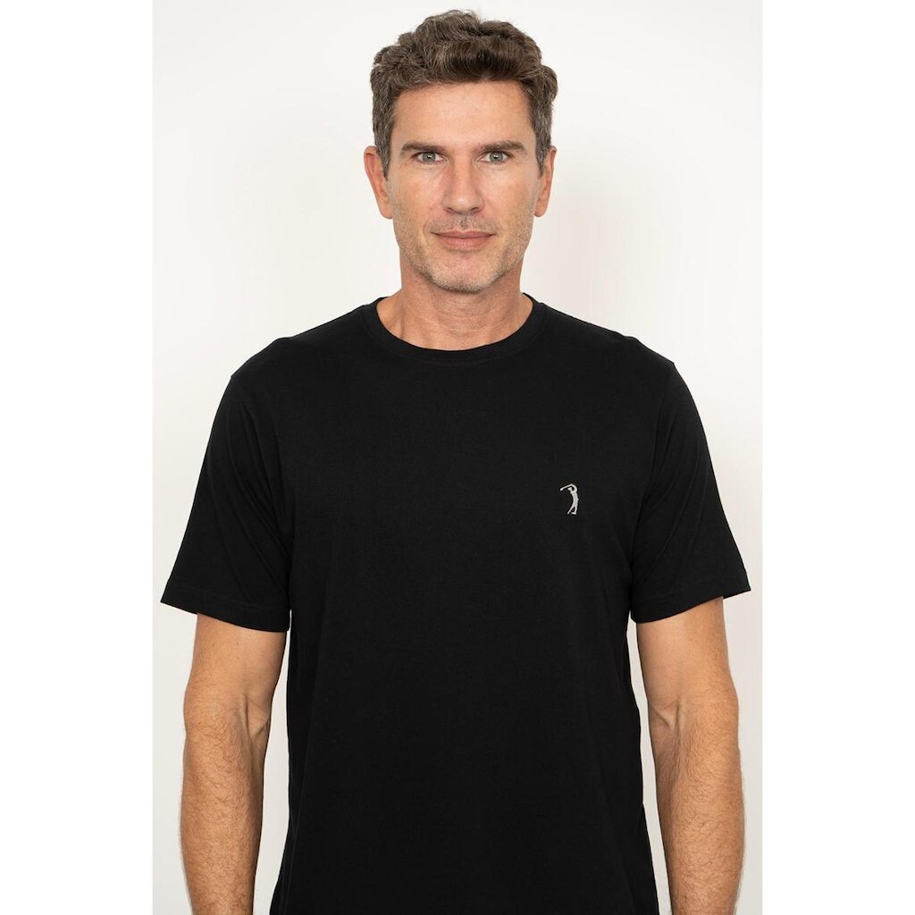 Camiseta Preta Lisa Aleatory