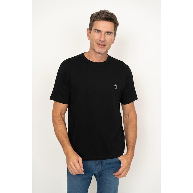 Camiseta Preta Lisa Aleatory