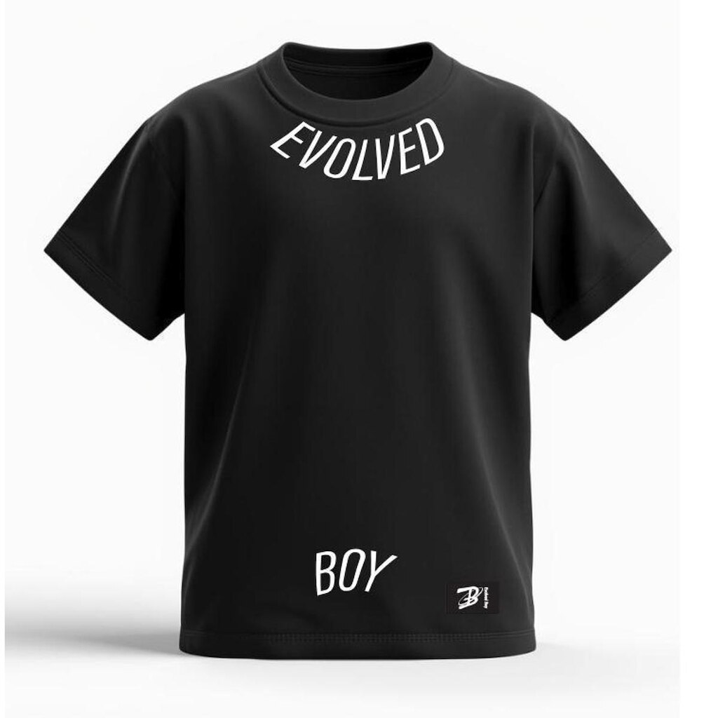 Camiseta preta Urban Code – Streetwear Infantil Evolved Boy