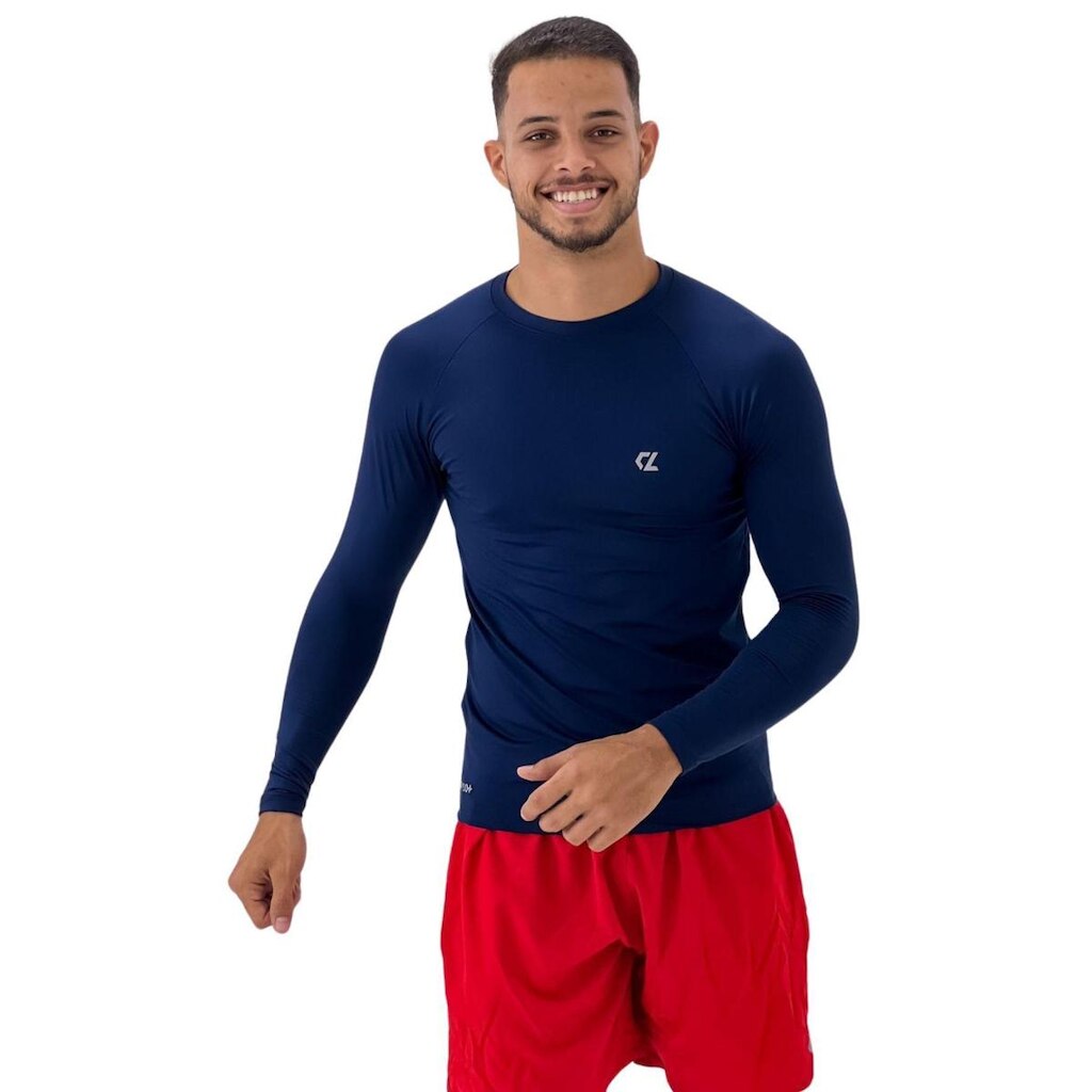 Camiseta PROTEÇÃO SOLAR manga longa segunda pele