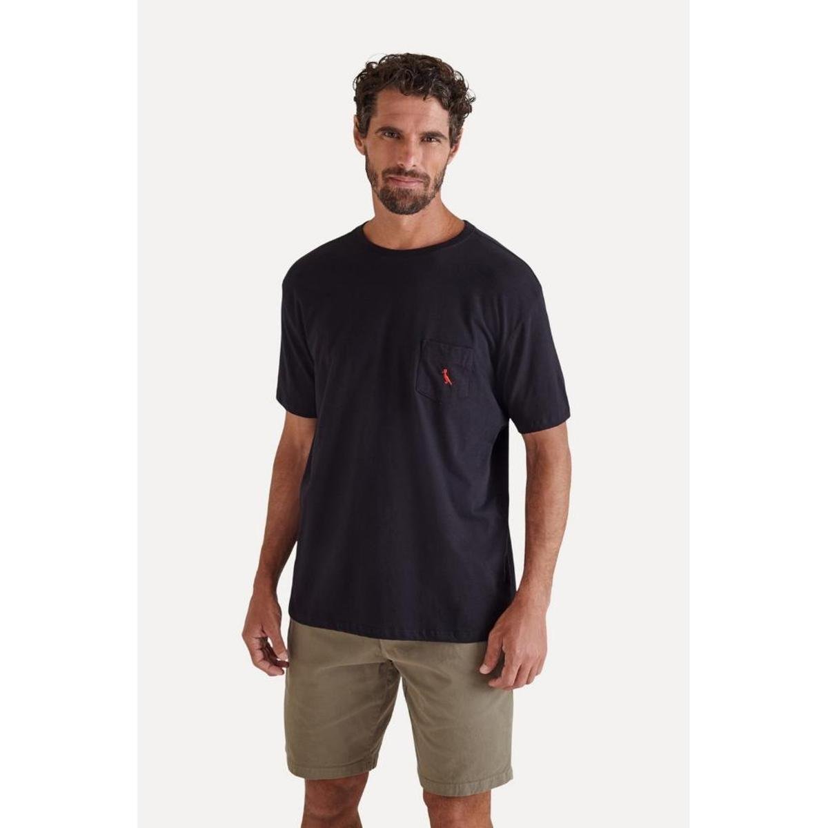 Camiseta Pt Bolso Pica-Pau Bordado Reserva Menor preço em Camiseta Pt Bolso Pica-Pau Bordado Reserva