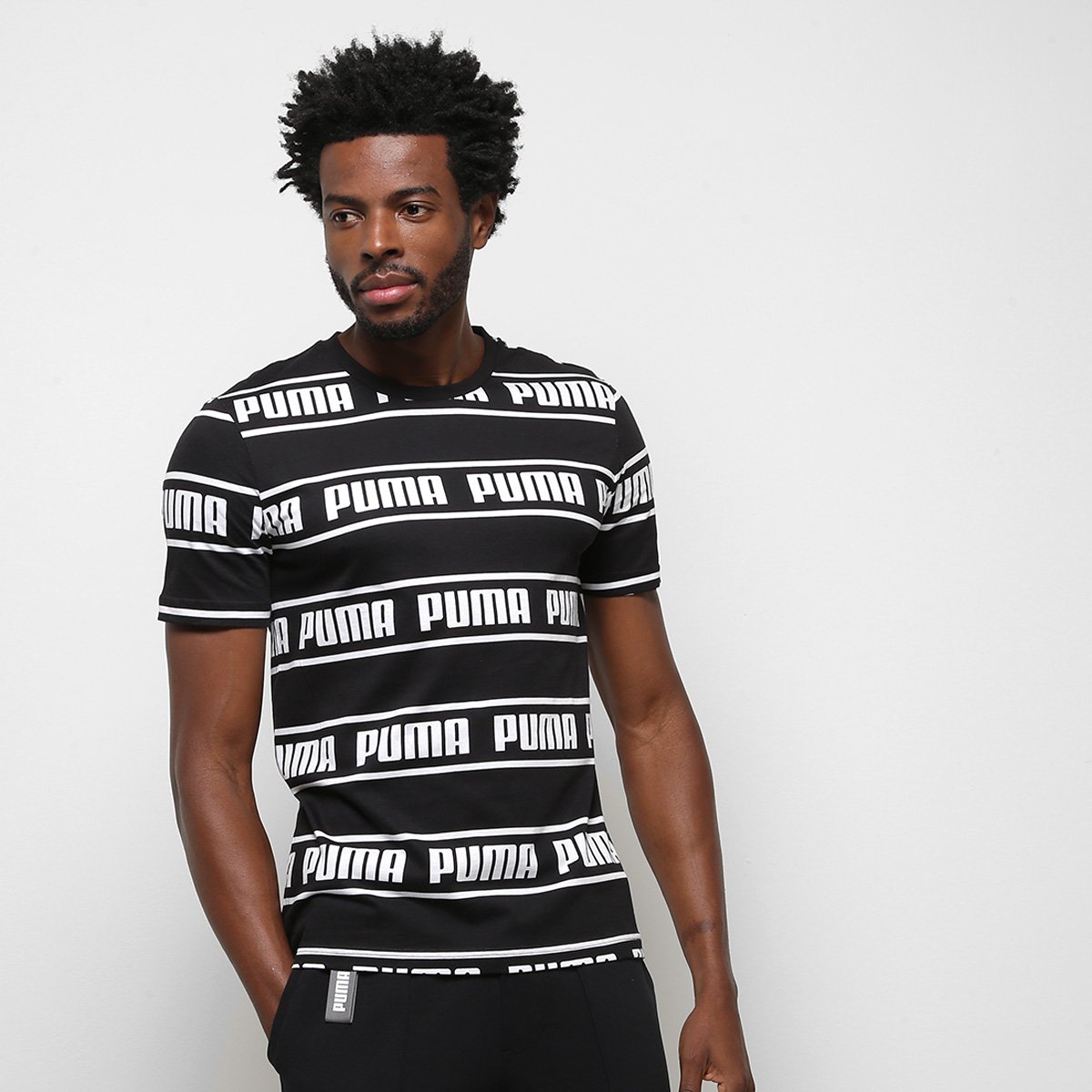 Camiseta Puma Amplified Masculina - Preto é ruim? Camiseta Puma Amplified Masculina - Preto é boa?