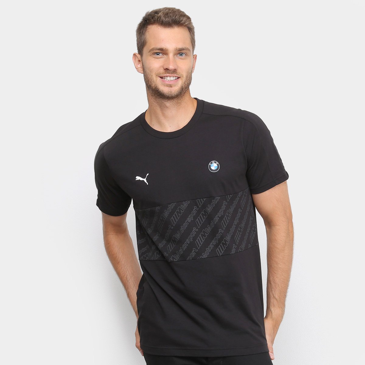 Camiseta Puma BMW T7 Masculina - Preto é ruim? Camiseta Puma BMW T7 Masculina - Preto é boa?