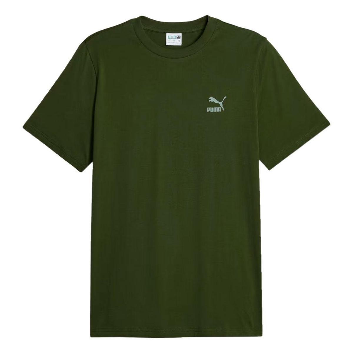 Camiseta Puma Classics Masculino - Verde Menor preço em Camiseta Puma Classics Masculino - Verde