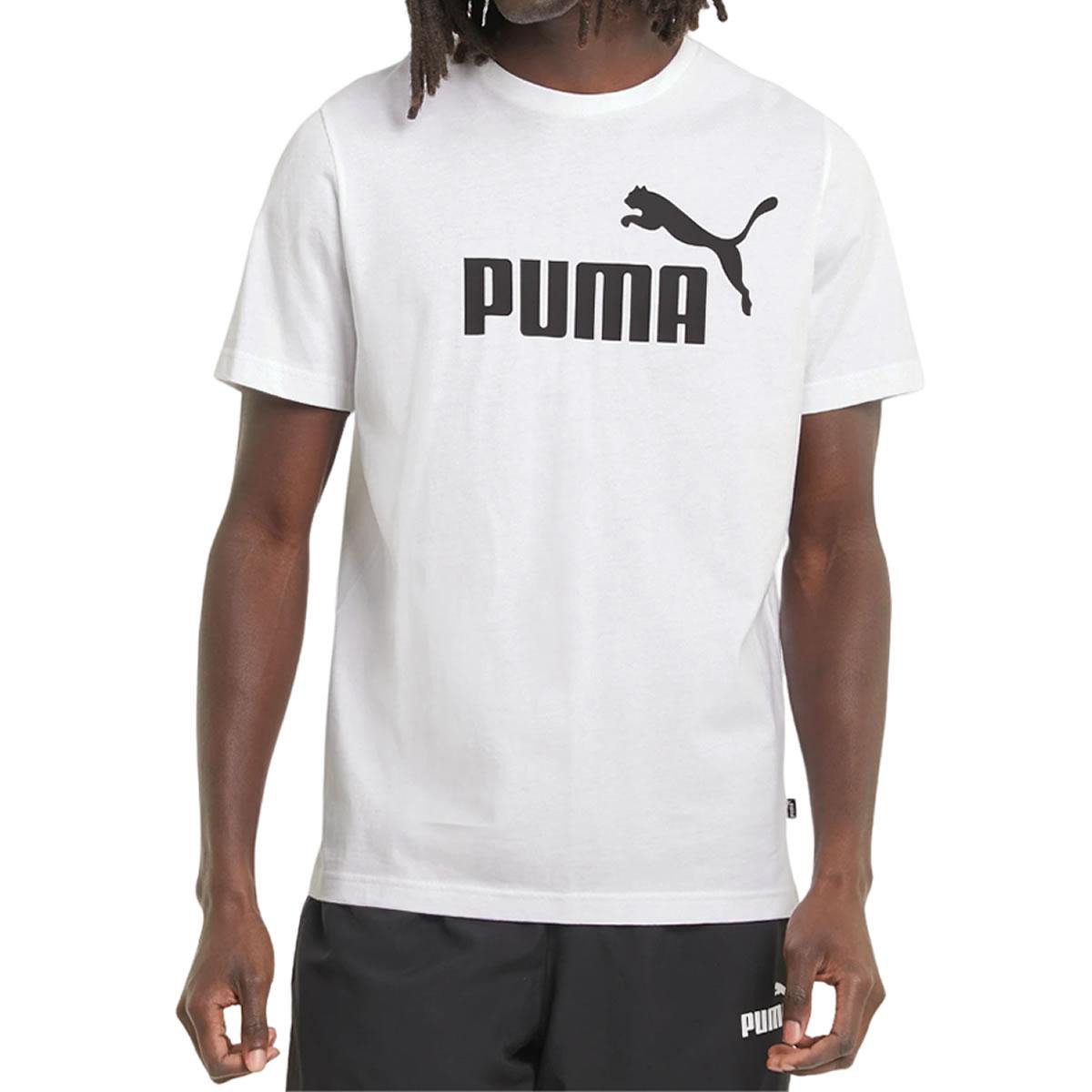Camiseta Puma Essentials Logo Masculina Menor preço em Camiseta Puma Essentials Logo Masculina
