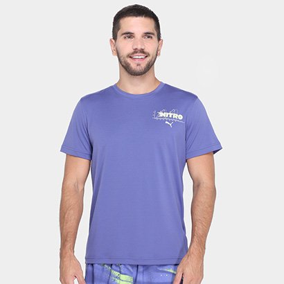 Camiseta Puma Graphics Running Nitro Masculina - Masculino