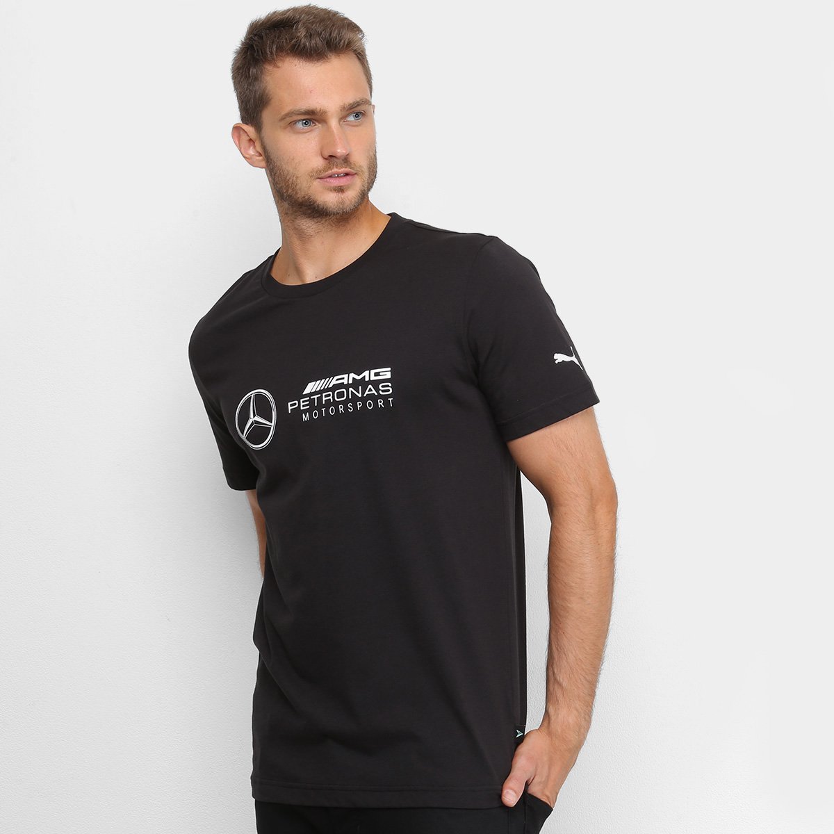 Camiseta Puma MAPM Logo Masculina - Preto é ruim? Camiseta Puma MAPM Logo Masculina - Preto é boa?