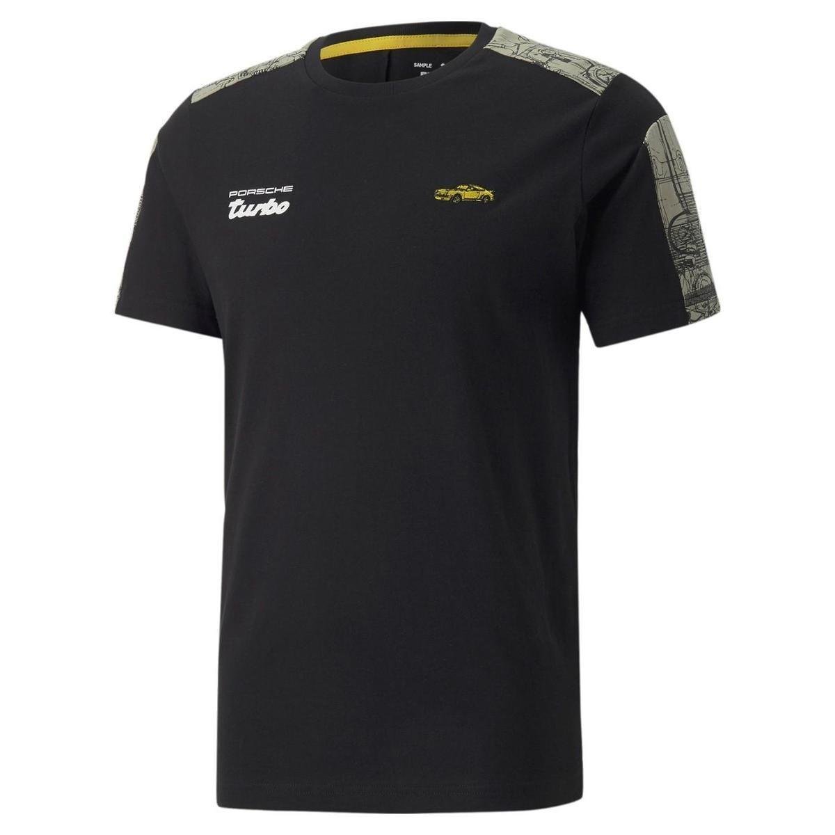 Camiseta Puma Porsche Turbo Legacy MT7 Masculino - Preto | Zattini