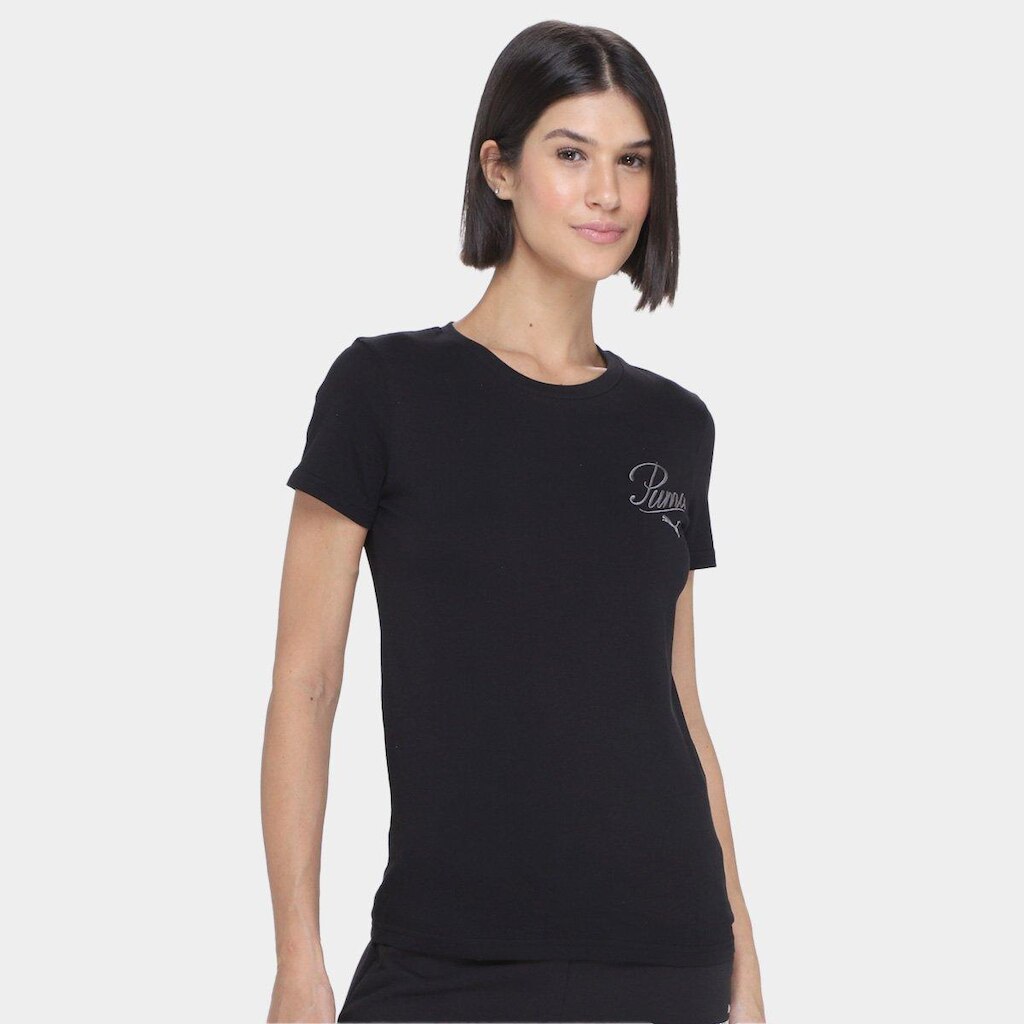 Camiseta Puma Script Feminina