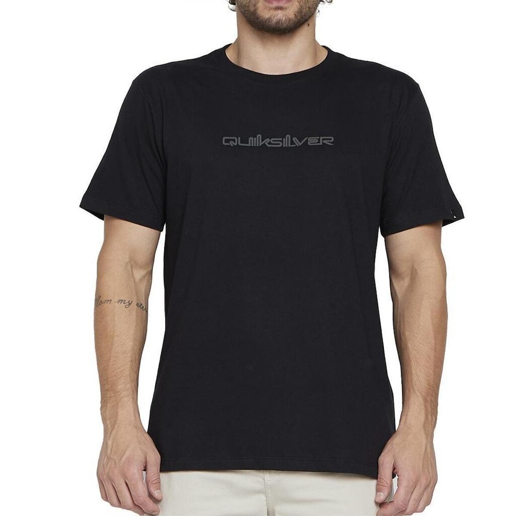 Camiseta Quiksilver Omni Font SM25 Masculina