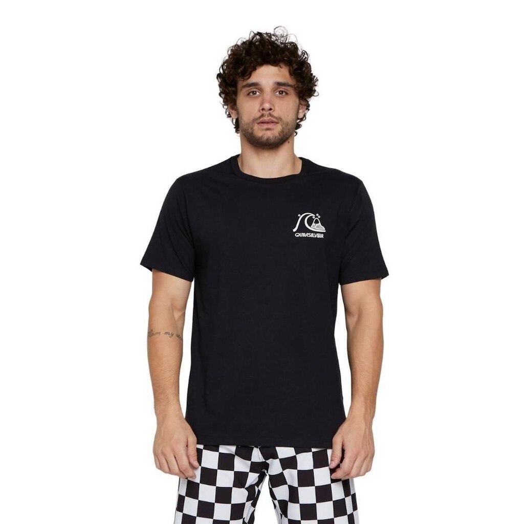 Camiseta Quiksilver Owni Checked Double Masculina